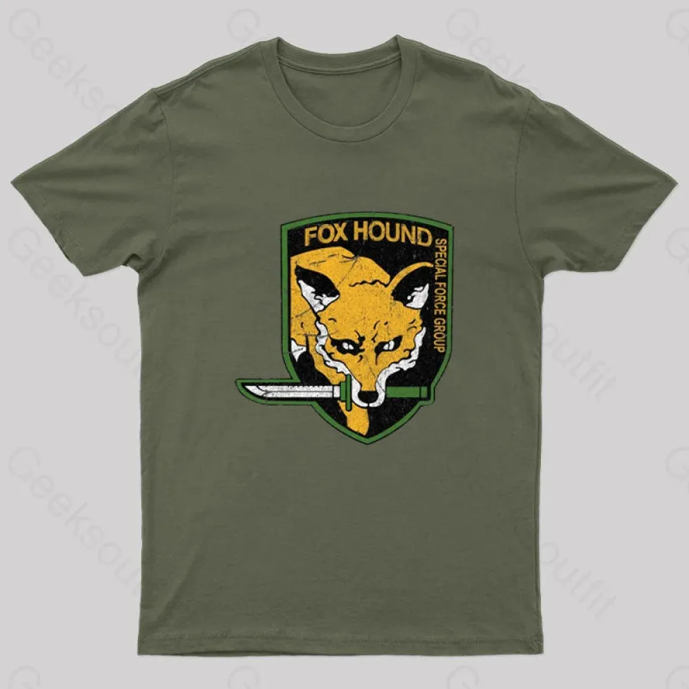 Metal Gear Solid Fox Hound Nerd T-Shirt - Image 3