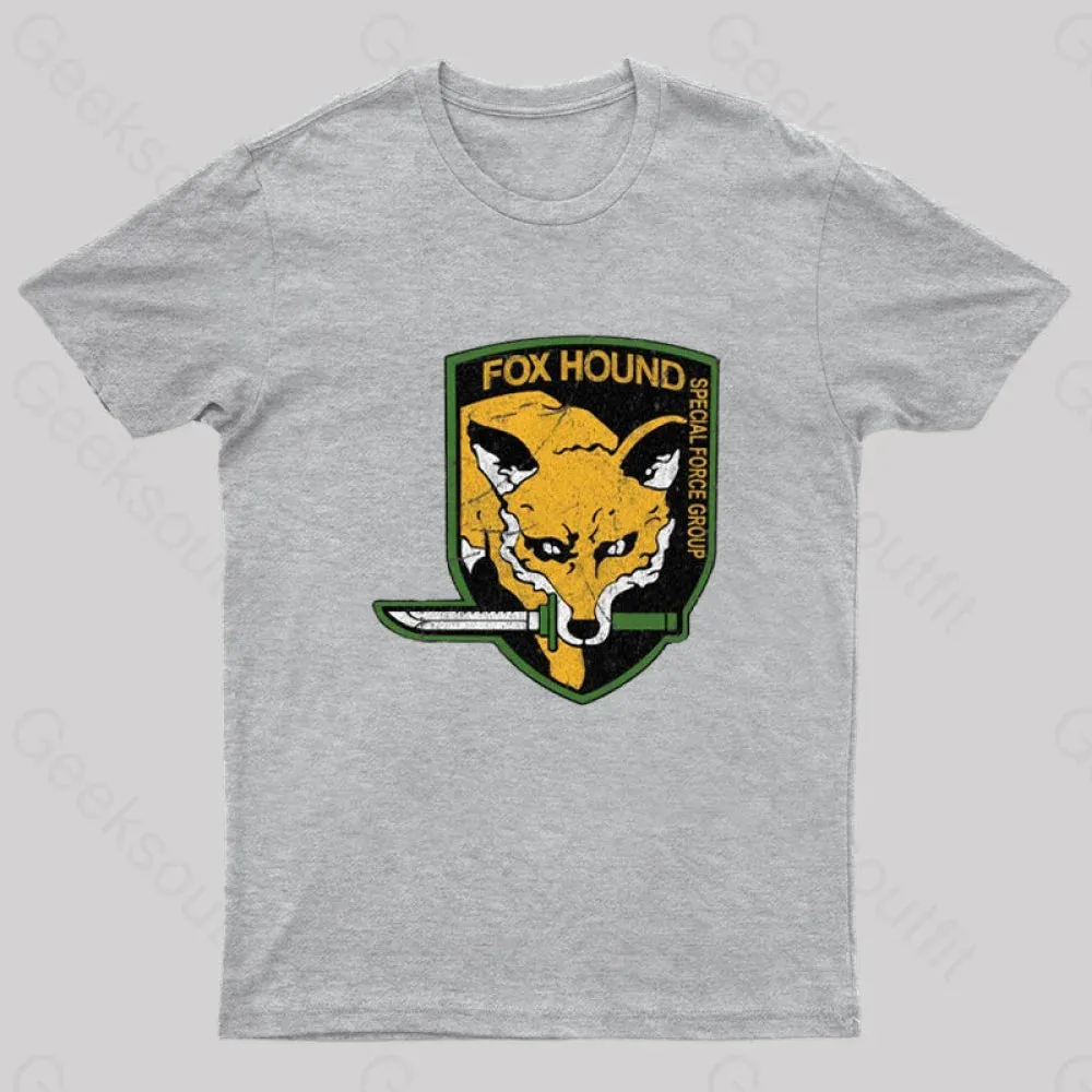 Metal Gear Solid Fox Hound Nerd T-Shirt - Image 7