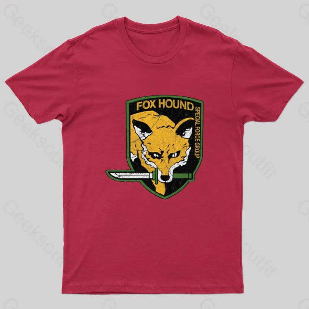 Metal Gear Solid Fox Hound Nerd T-Shirt - Image 5