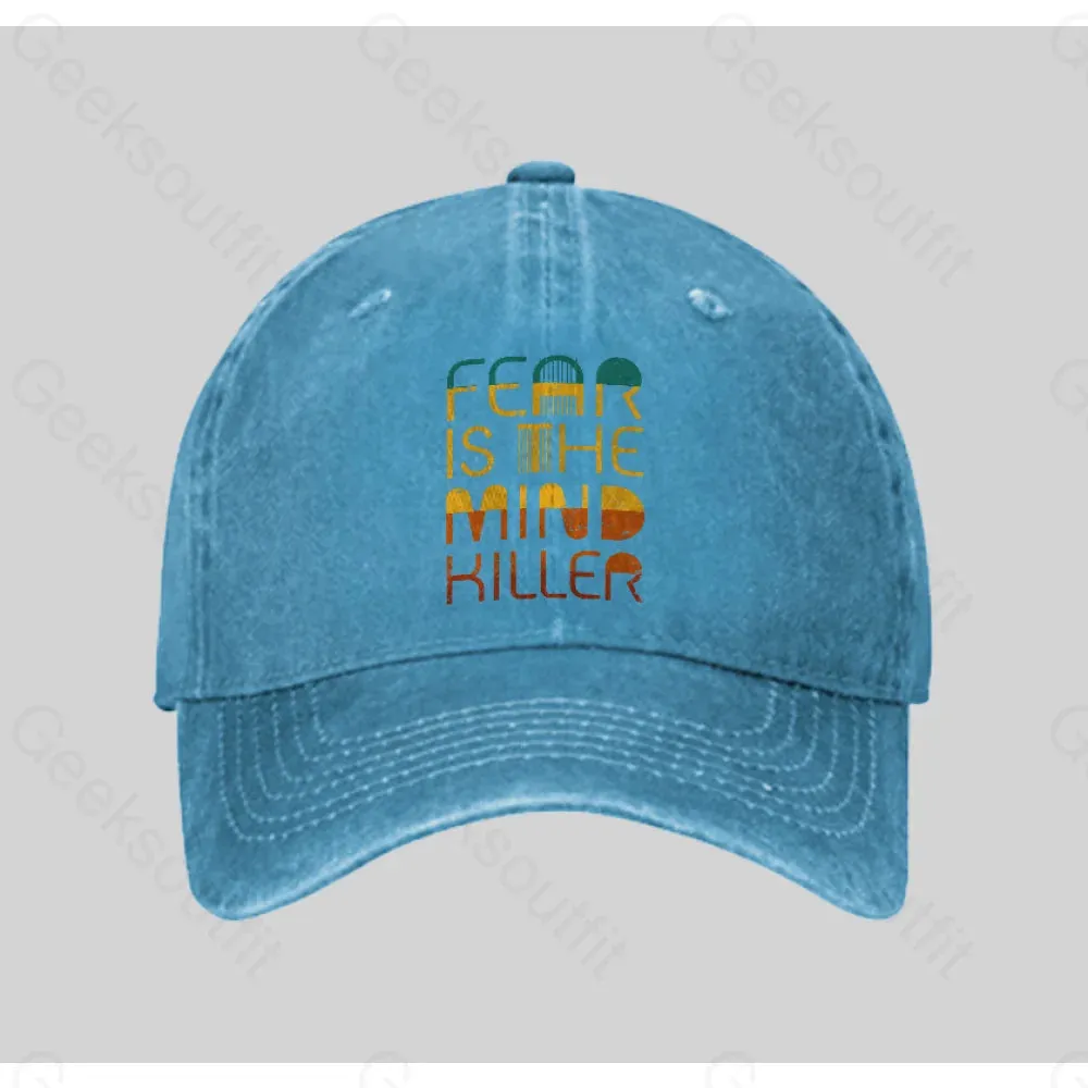 Mind Killer Washed Vintage Baseball Cap - Image 4