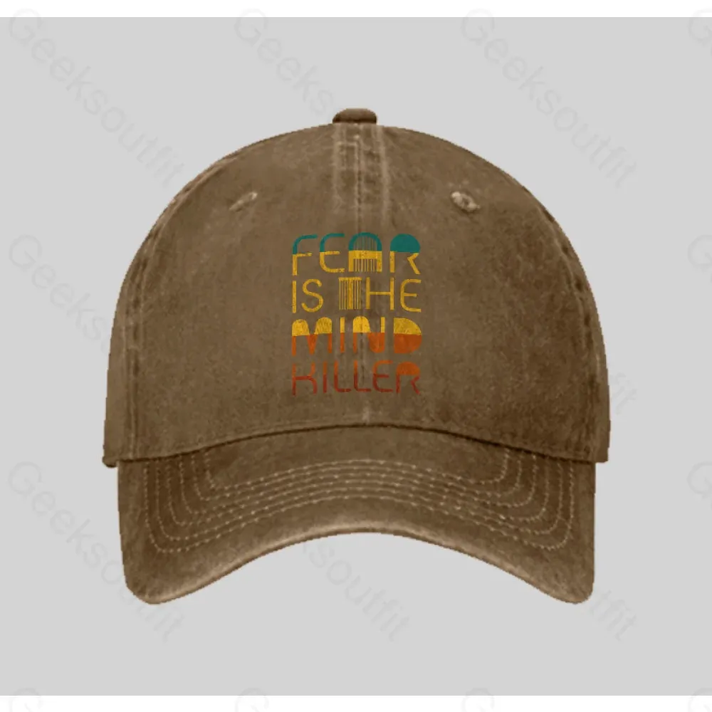 Mind Killer Washed Vintage Baseball Cap - Image 5