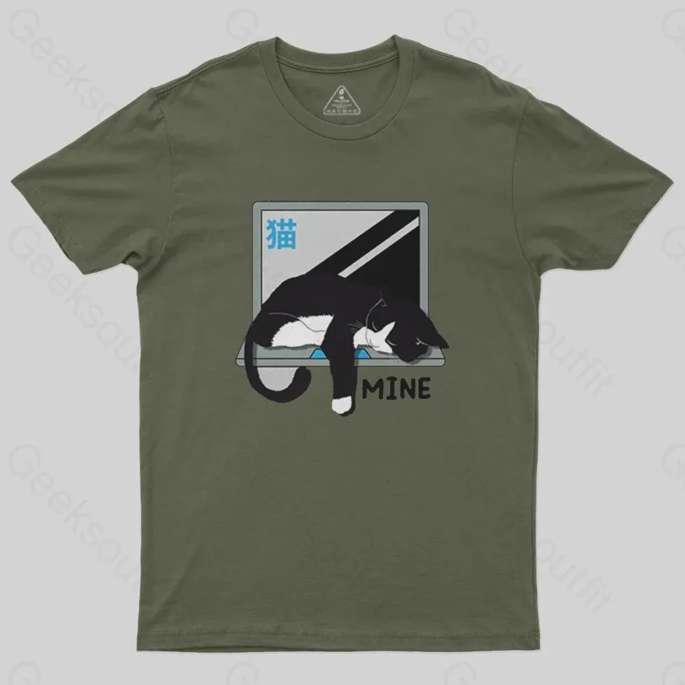 Mine Computer Cat T-Shirt - Image 4