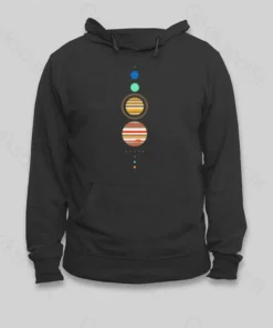Minimal Solar System Hoodie