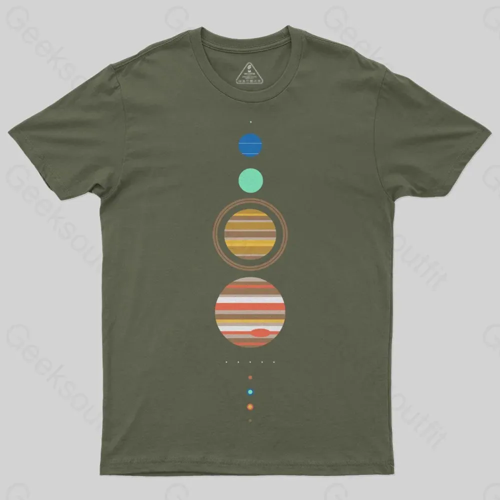 Minimal Solar System T-Shirt - Image 4