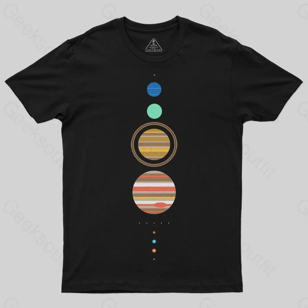 Minimal Solar System T-Shirt