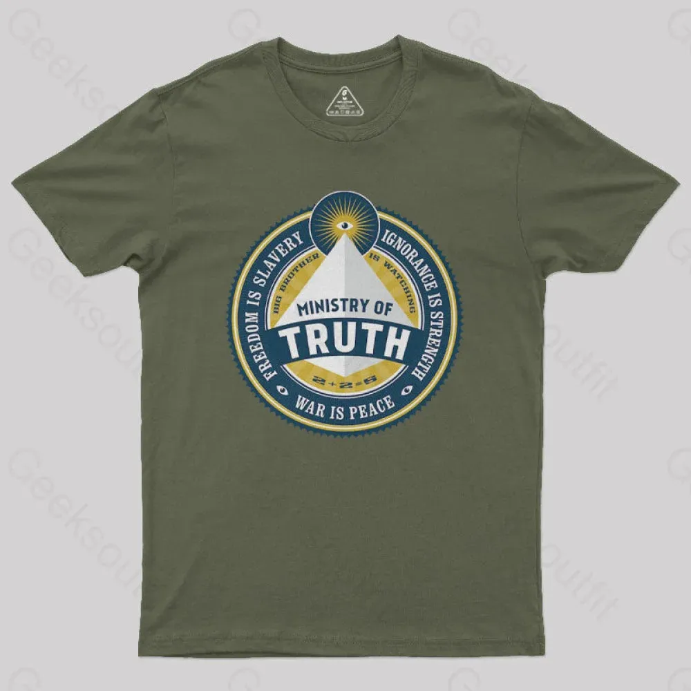 Ministry of Truth Nerd T-Shirt - Image 2