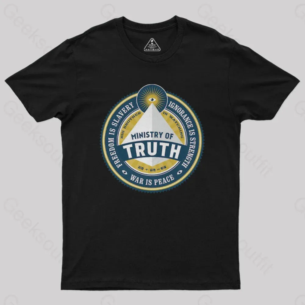 Ministry of Truth Nerd T-Shirt - Image 3
