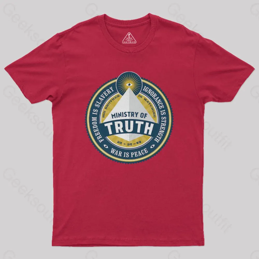Ministry of Truth Nerd T-Shirt - Image 8