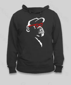 Monkey With Red Glasses Hoodie