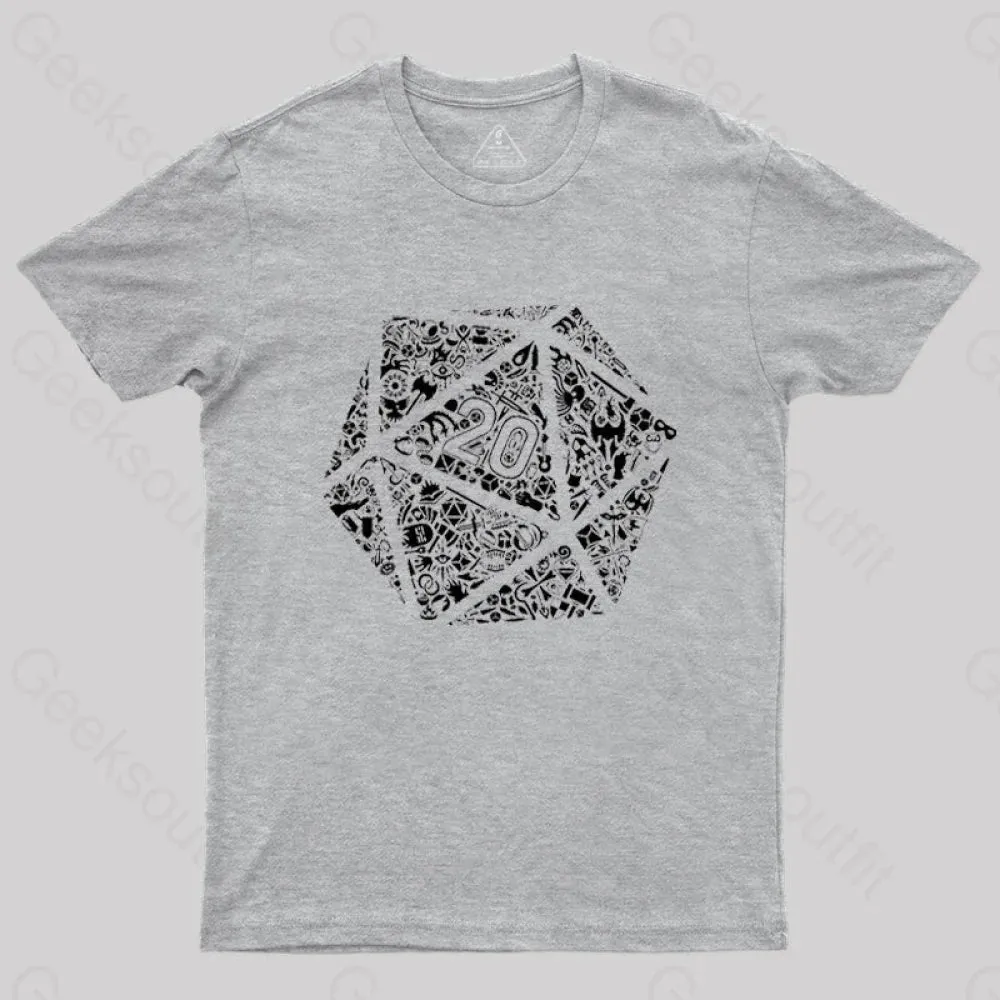 Mosaic D20 T-Shirt - Image 5