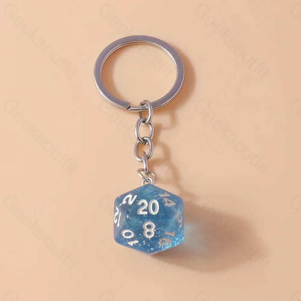 Multi-Sided Dice Keychain - Image 3