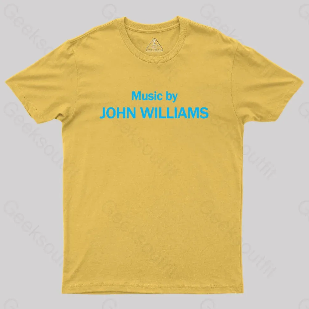 Music by John Williams Geek T-Shirt - Image 8