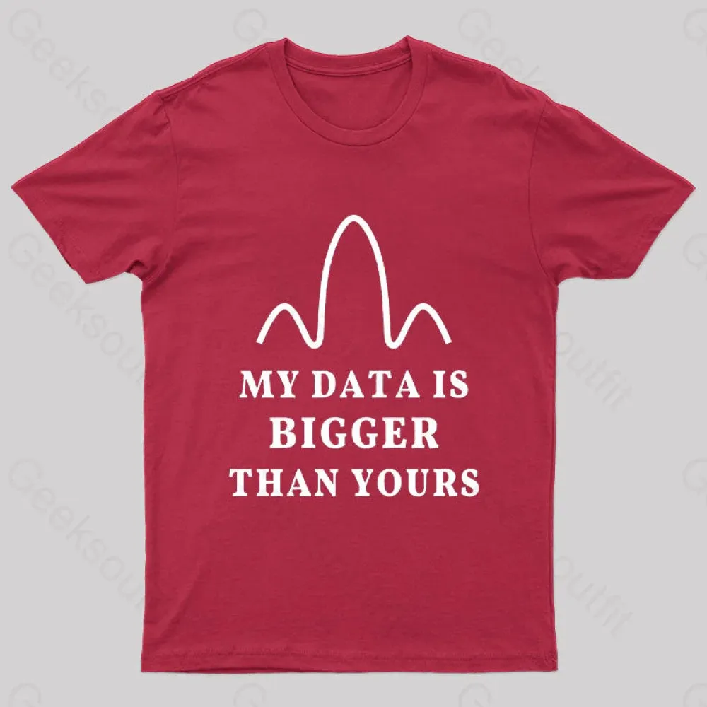 My Data is Bigger Than Yours Geek T-Shirt - Image 5