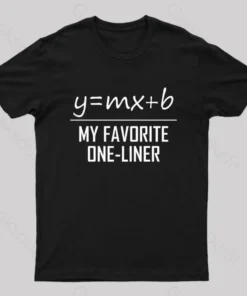 Alternative view of My Favorite One Liner Nerd T-Shirt