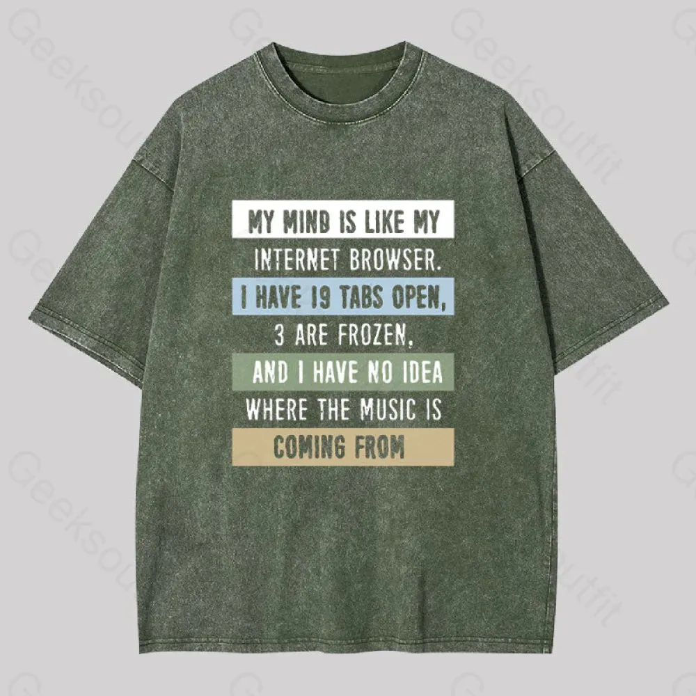My Mind is Like Washed T-shirt - Image 4