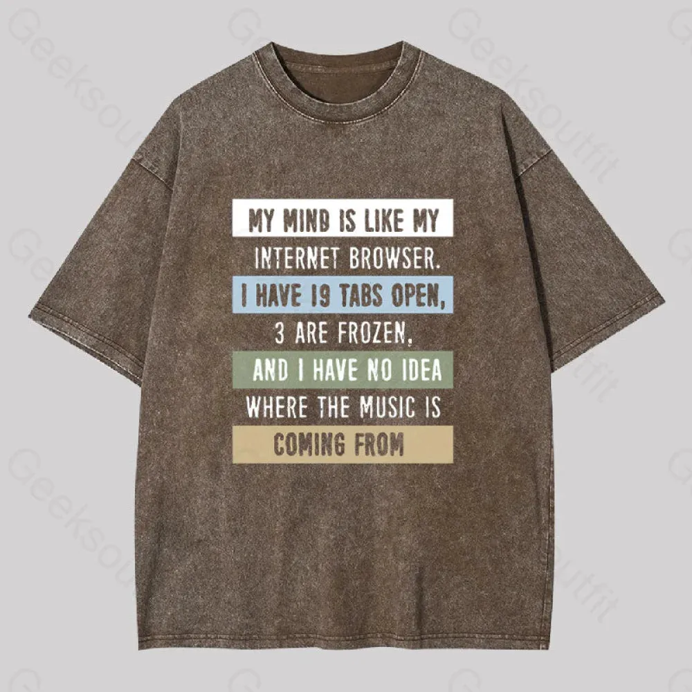 My Mind is Like Washed T-shirt - Image 3