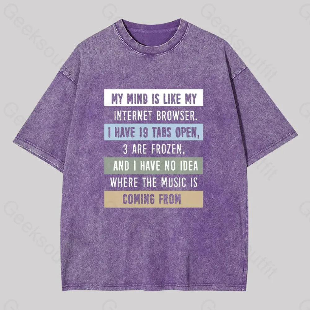 My Mind is Like Washed T-shirt - Image 5