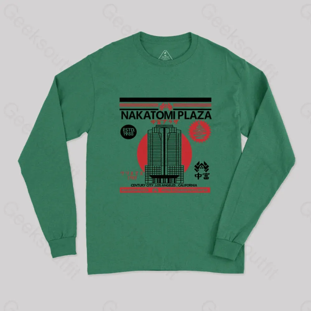 Nakatomi Plaza Geek Long Sleeve T-Shirt - Image 3