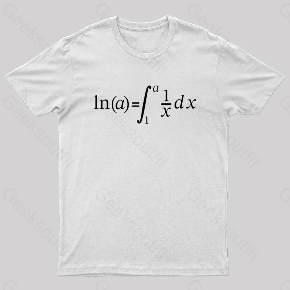 Natural Log Integral Calculus And Math Nerd T-Shirt - Image 11
