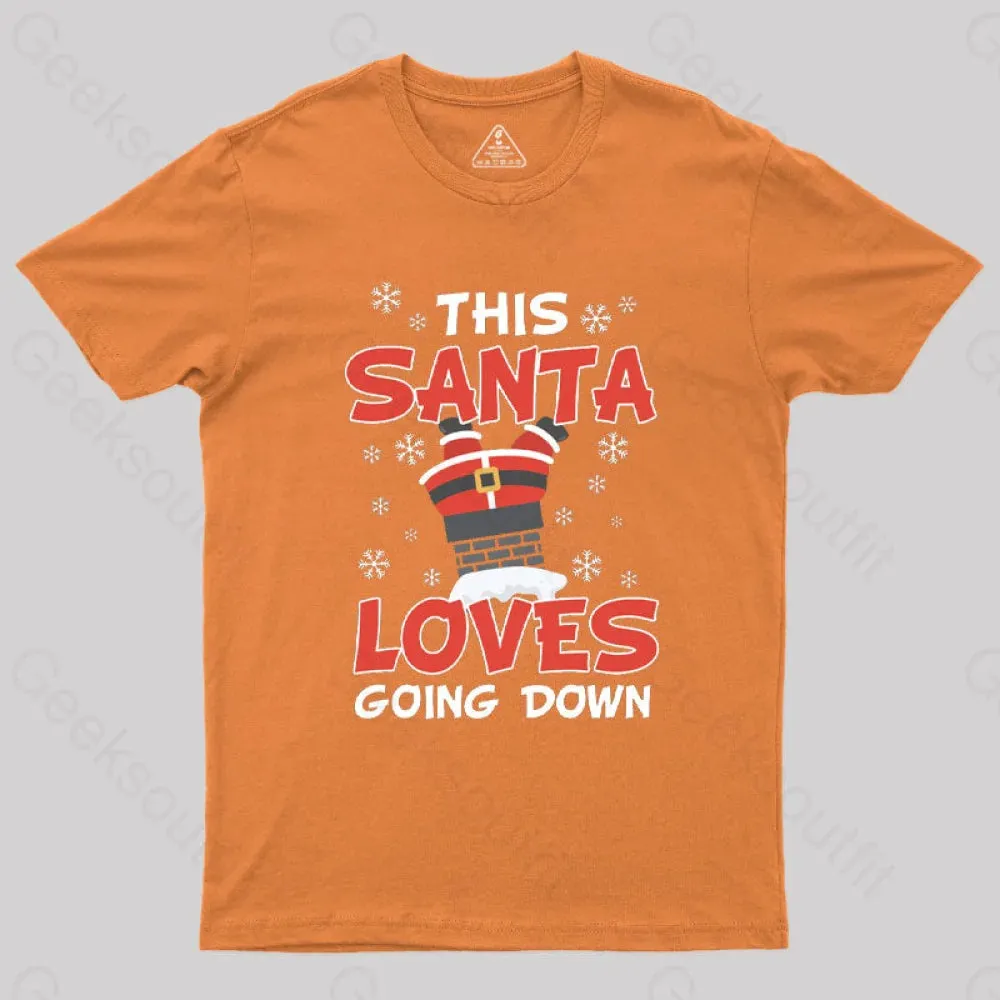 Naughty Santa Funny T-Shirt - Image 4