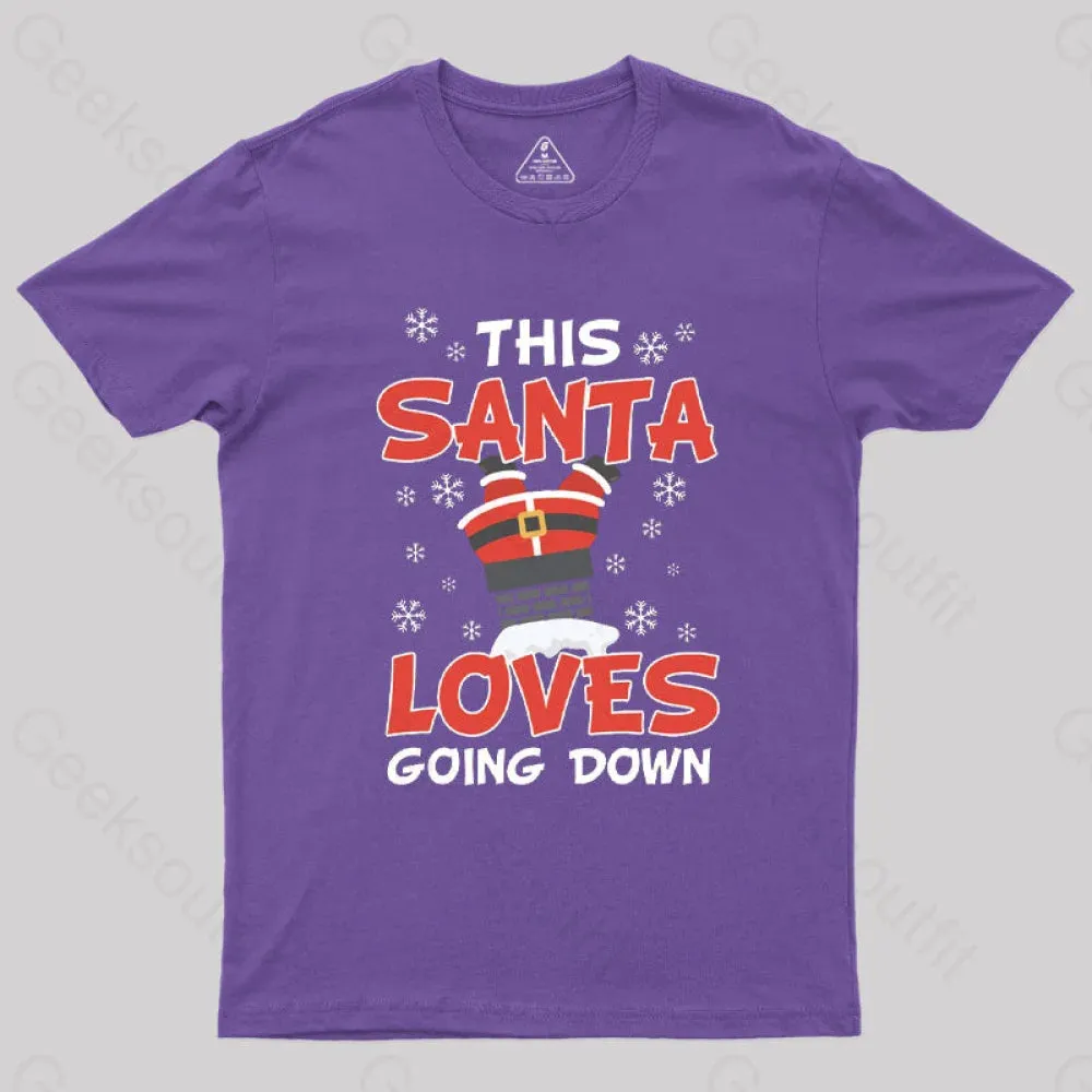 Naughty Santa Funny T-Shirt - Image 6