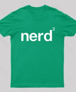 Alternative view of Nerd Squared Geek T-Shirt