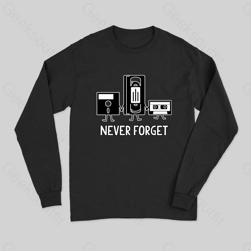 Never Forget Long Sleeve T-Shirt - Image 2