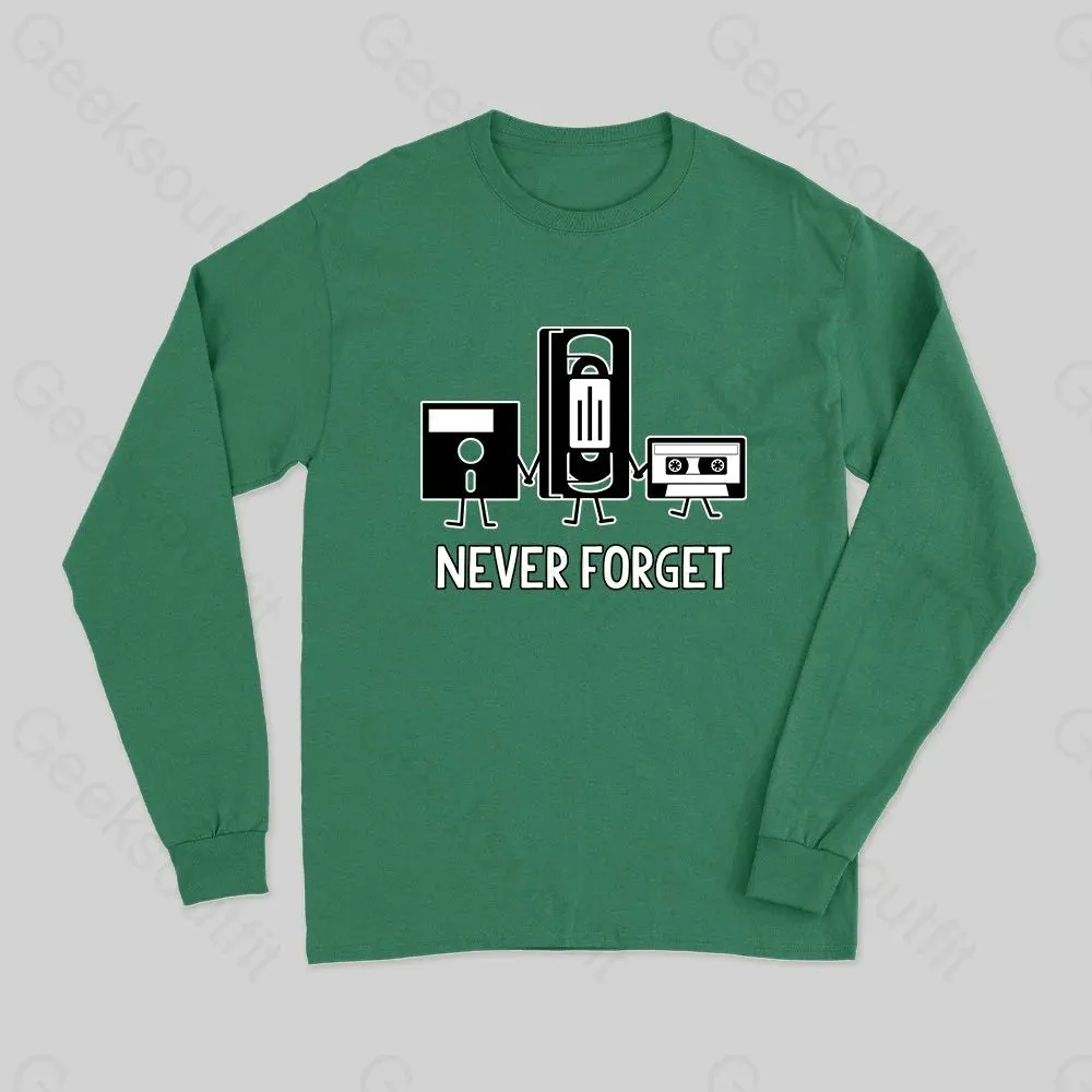 Never Forget Long Sleeve T-Shirt - Image 3