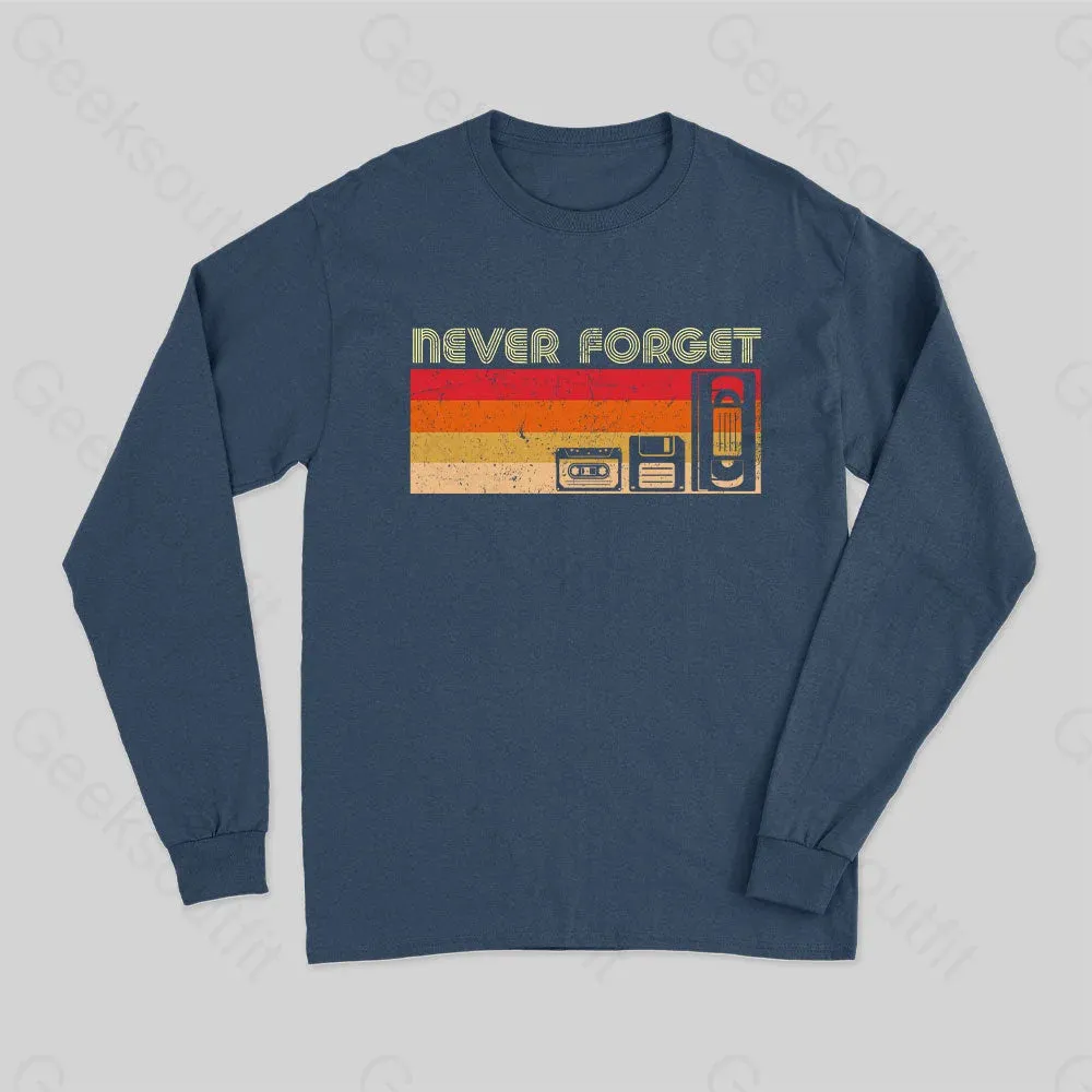 Never Forget Video Long Sleeve T-Shirt - Image 2