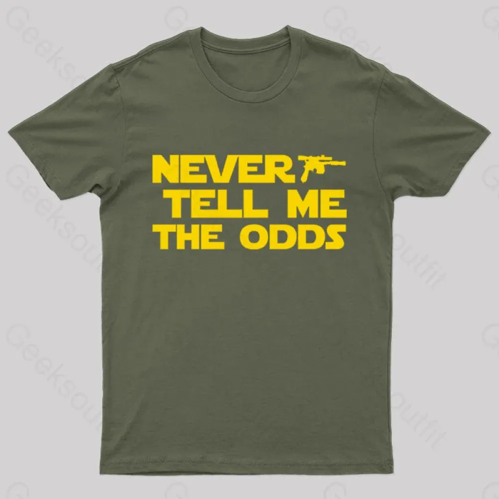 Never Tell Me The Odds Nerd T-Shirt - Image 3