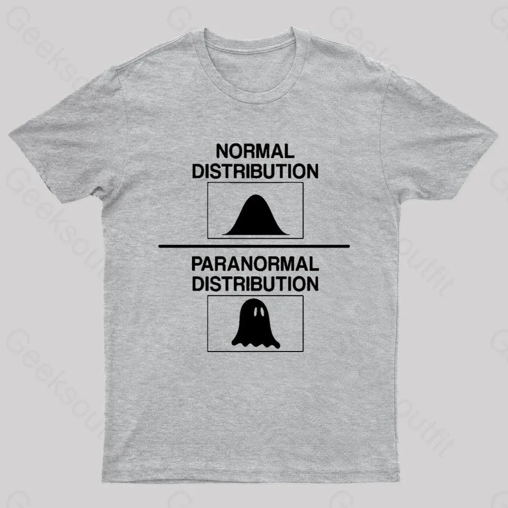 Normal Distribution Paranormal Distribution Nerd T-Shirt - Image 6