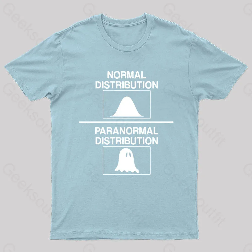 Normal Distribution Paranormal Distribution Nerd T-Shirt - Image 7