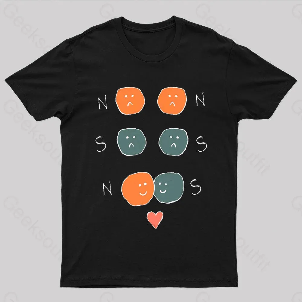 North An South Magnet Nerd T-Shirt