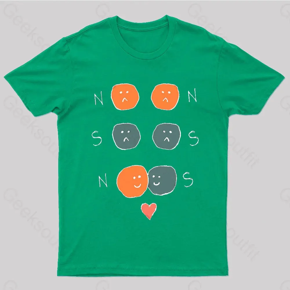 North An South Magnet Nerd T-Shirt - Image 6