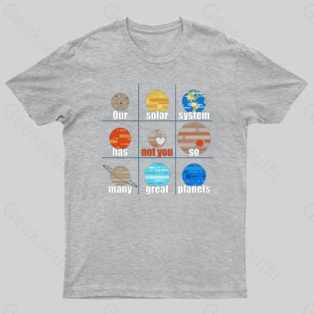 Not You, Pluto Nerd T-Shirt - Image 10