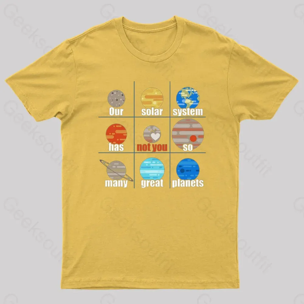 Not You, Pluto Nerd T-Shirt - Image 7