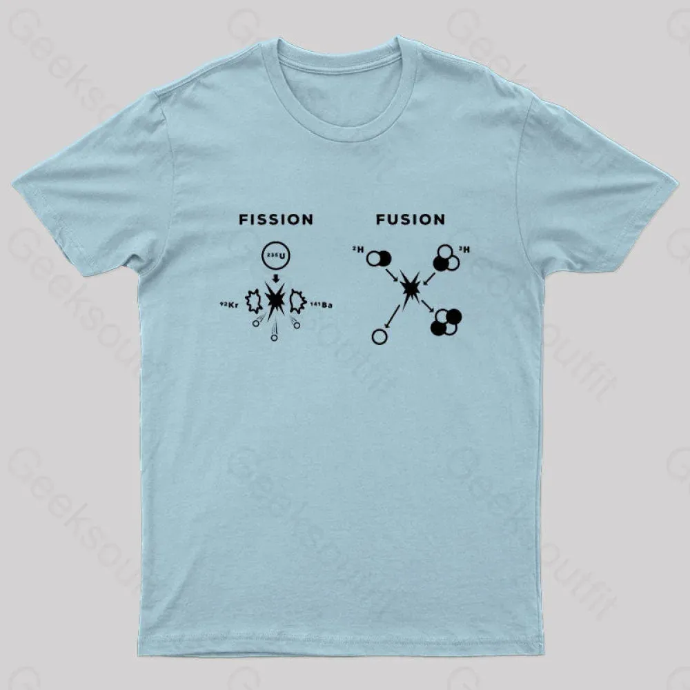Nuclear Fusion Nuclear Fission Nerd T-Shirt - Image 6