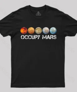 Alternative view of Occupy Mars Terraform Classic T-Shirt