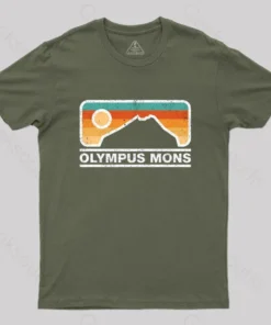 Alternative view of Olympus Mons Mars T-Shirt