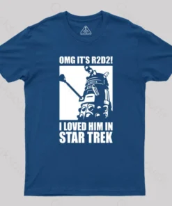 Alternative view of OMG it's Robot Geek T-Shirt