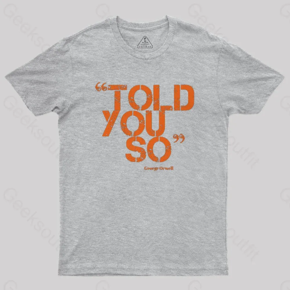ORWELL Orange Nerd T-Shirt - Image 10