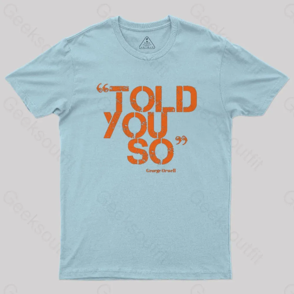 ORWELL Orange Nerd T-Shirt - Image 9