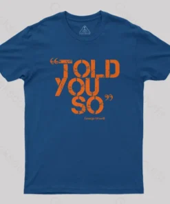 Alternative view of ORWELL Orange Nerd T-Shirt