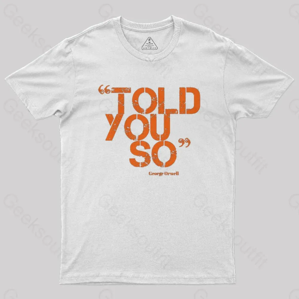ORWELL Orange Nerd T-Shirt - Image 11