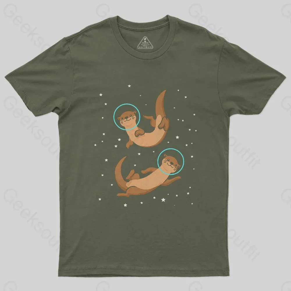 Otter Astronaut T-Shirt - Image 3
