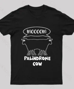 Palindrome Cow Geek T-Shirt