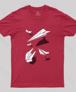 Alternative view of Paper Wars T-Shirt