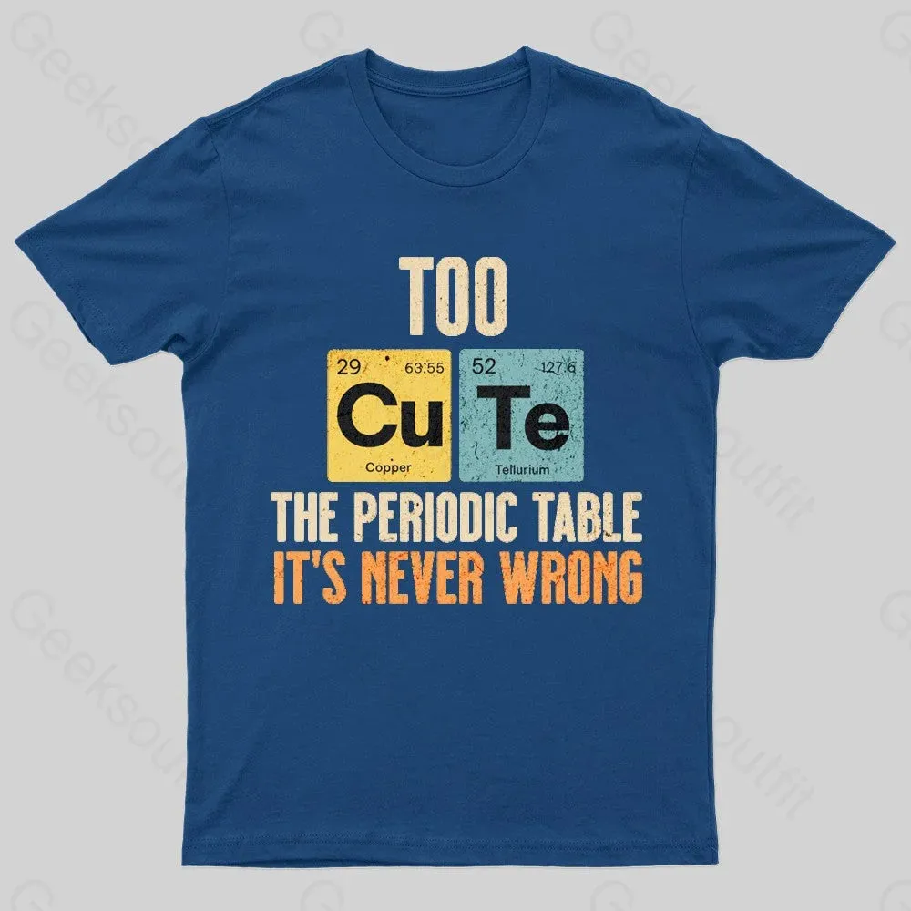 Periodic Table Cute Nerd T-Shirt