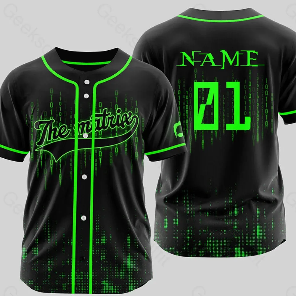 Personalized Follow the White Rabbit Baseball Jersey