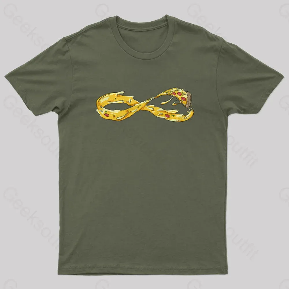 Pizza Infinity Geek T-Shirt - Image 3